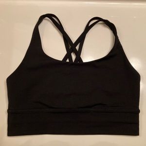 Black Lululemon sports bra size 6